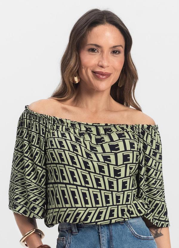 Blusa Feminina Ciganinha Verde