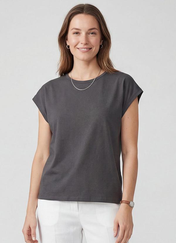 Blusa Feminina Cinza