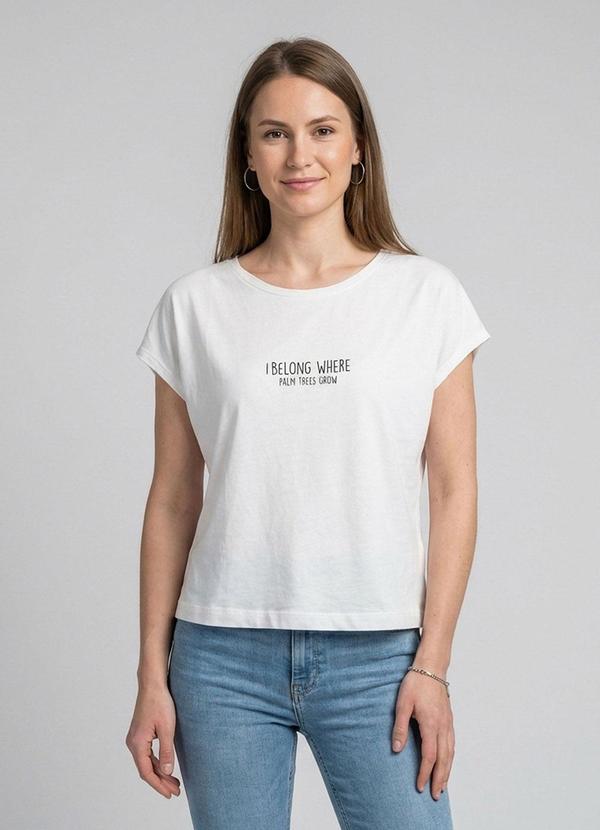 Blusa Feminina com Estampa Localizada Branco