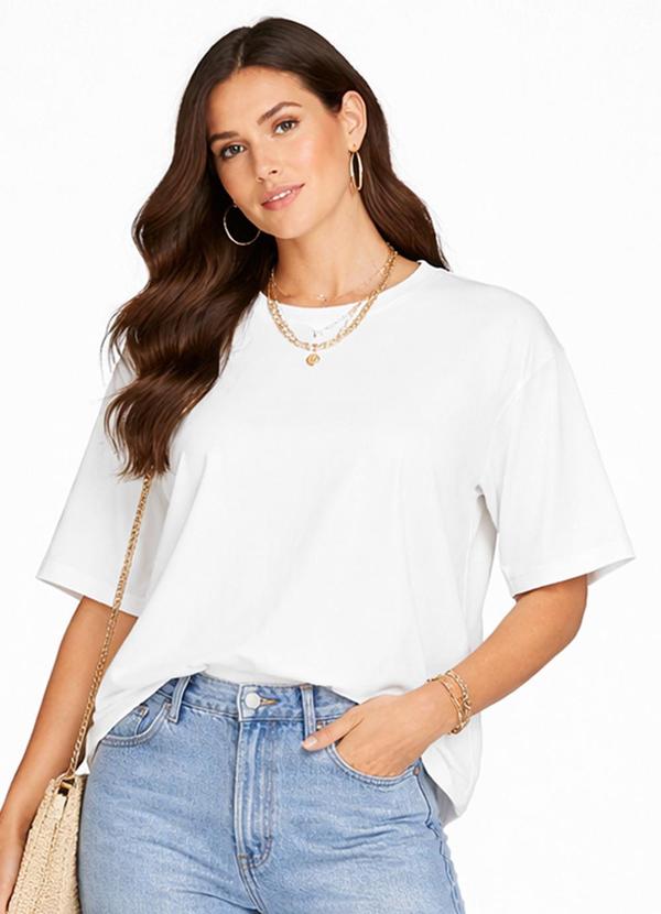 Blusa Feminina com Mangas Amplas Bege