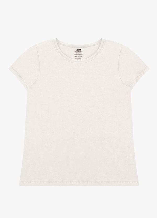 Blusa Feminina Cotton Leve Básica Bege
