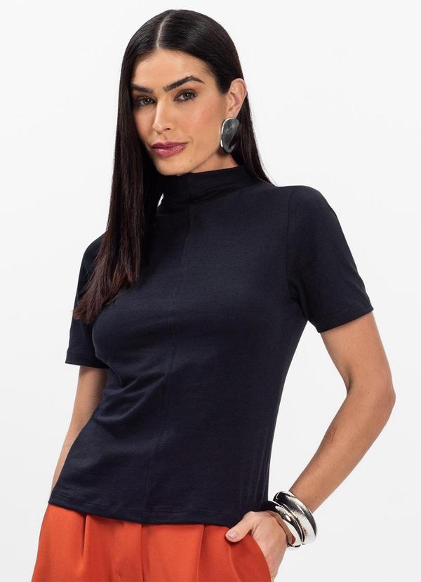 Blusa Feminina Cotton Leve Preto