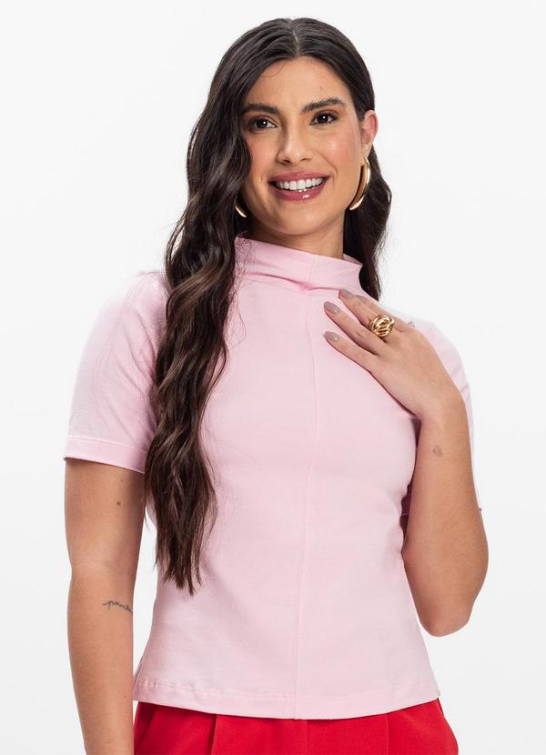 Blusa Feminina Cotton Leve Rosa