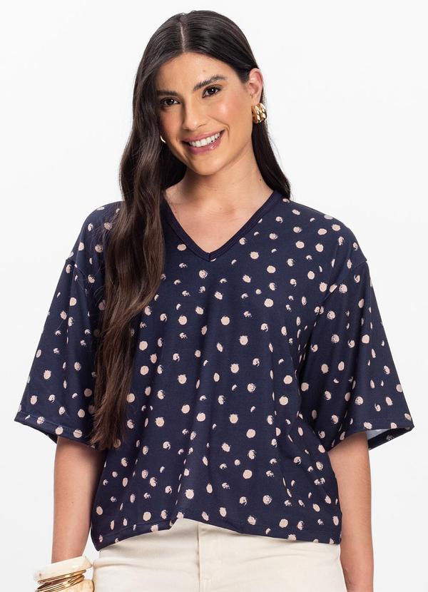 Blusa Feminina Devote V Azul