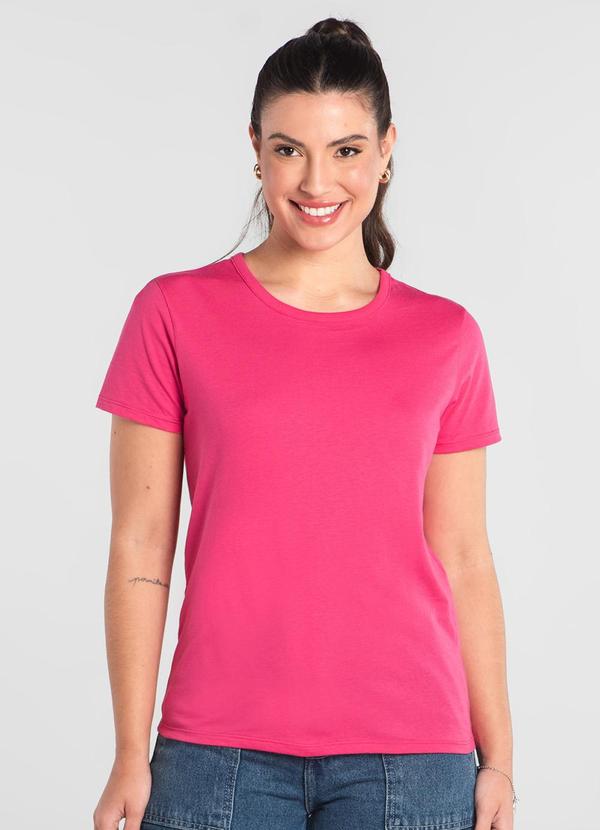 Vista 2 Blusa Feminina em Algodão Just Basic Rosa JUST BASIC