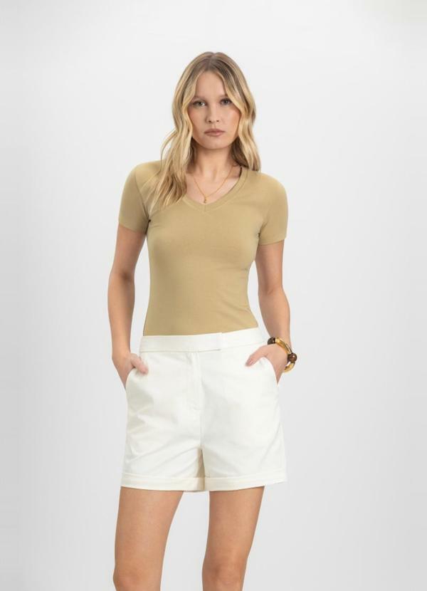 Blusa Feminina em Cotton Marrom