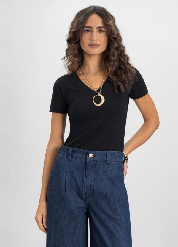 Blusa Feminina em Cotton Preto