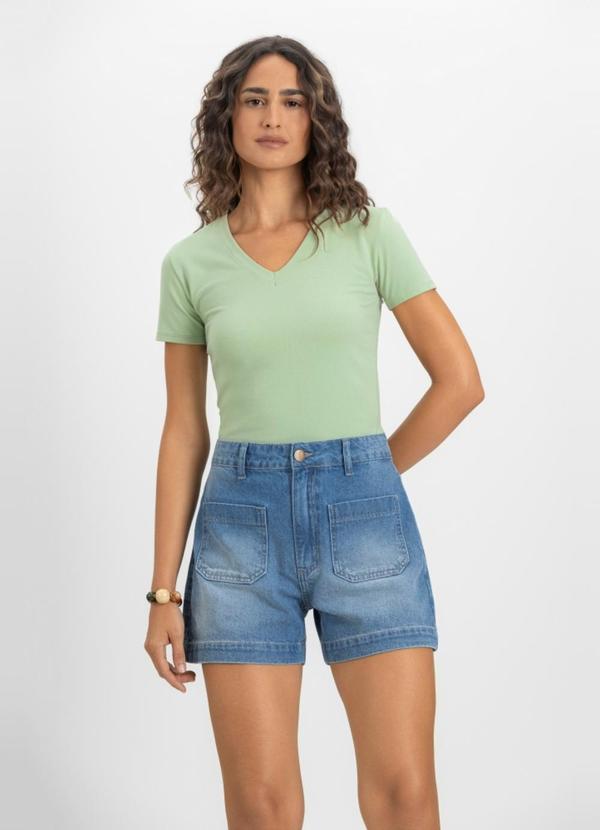 Blusa Feminina em Cotton Verde