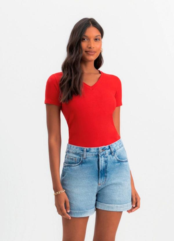 Blusa Feminina em Cotton Vermelho