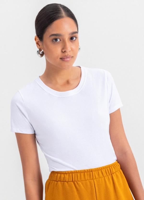 Blusa Feminina em Malha  Branco