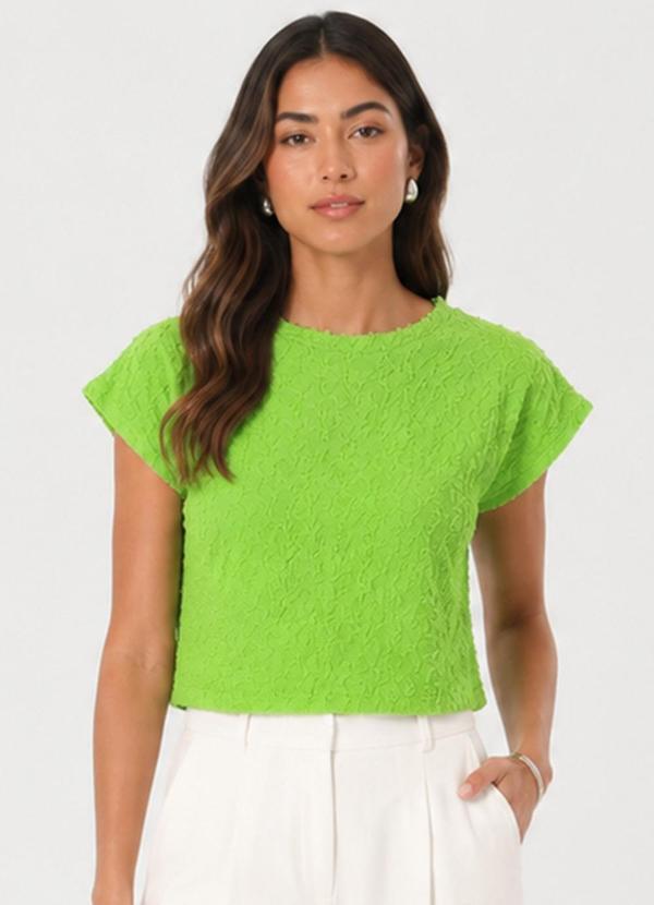 Blusa Feminina em Malha Cocai Verde