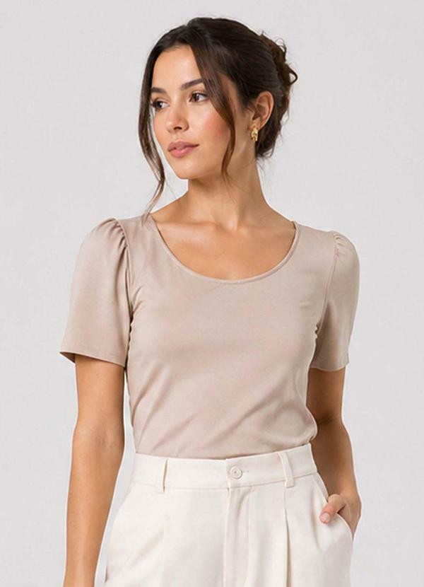 Blusa Feminina em Malha Langui Marrom