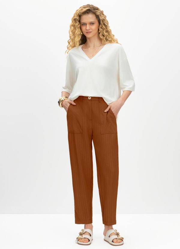 Blusa Feminina em Malha Natural