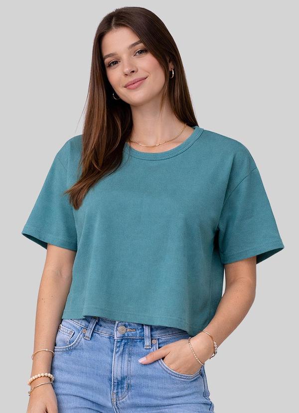 Blusa Feminina em Malha Poliéster Verde