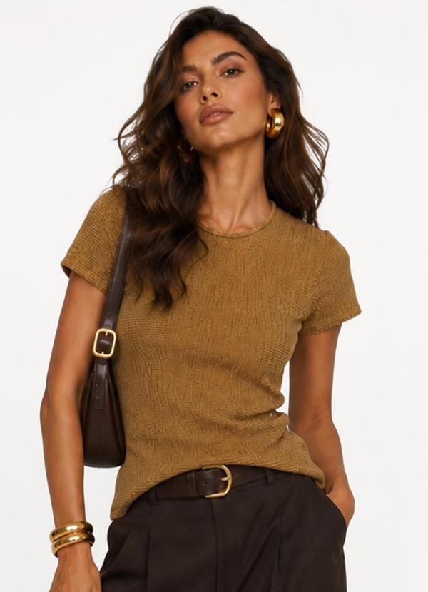 Blusa Feminina em Malha Reveillon Amarelo