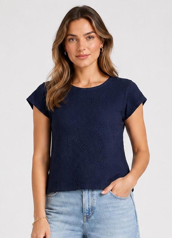 Blusa Feminina em Malha Tapirus Azul