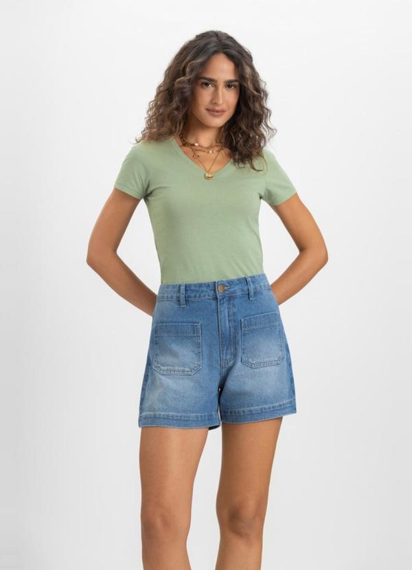 Blusa Feminina em Malha Verde
