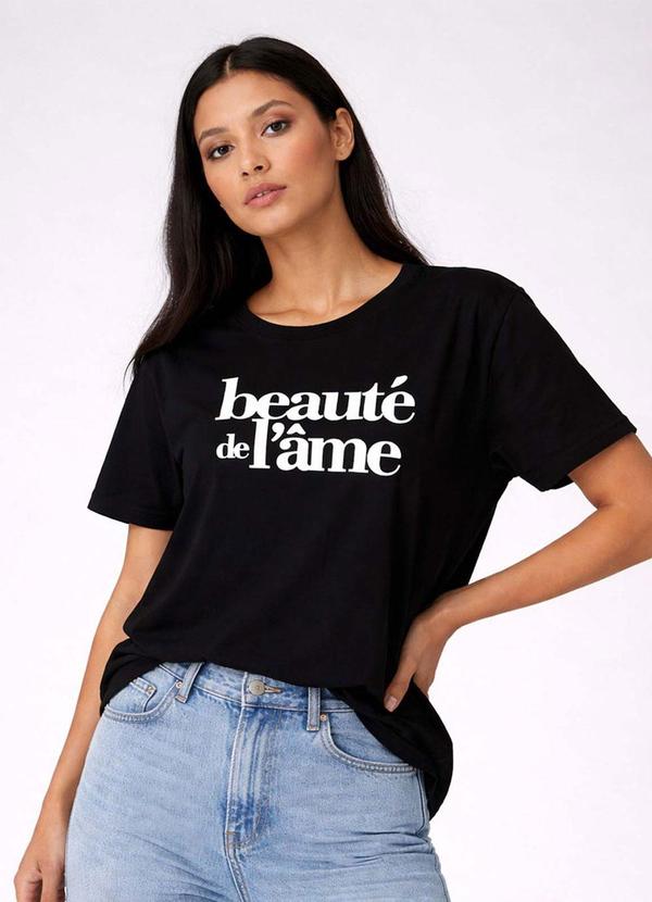 Blusa Feminina em Malha Visco Preto