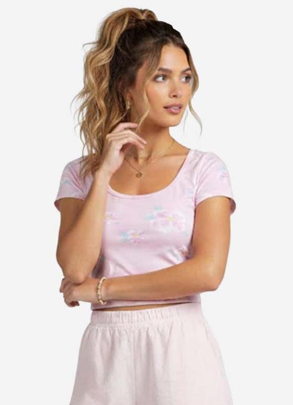 Blusa Feminina em Malha Visco Rosa