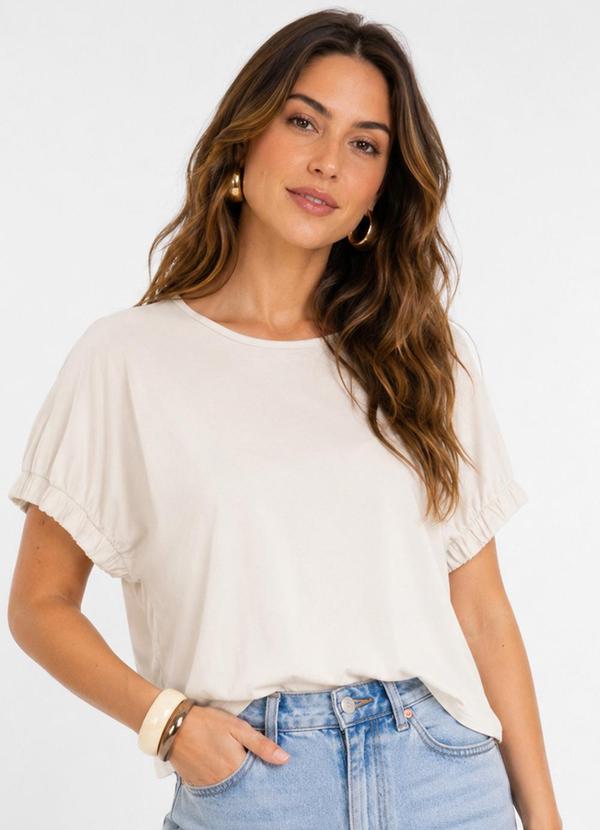 Blusa Feminina em Malha Viscose Branco
