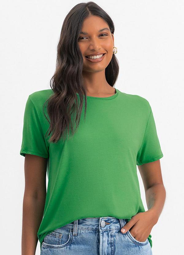 Blusa Feminina em Malha Viscose Verde