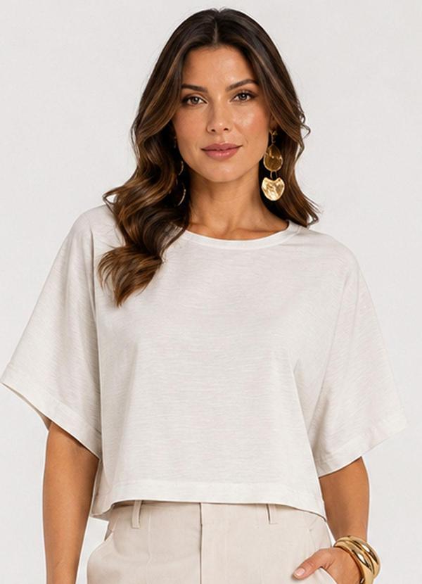 Blusa Feminina em Malhão Flamé Bege