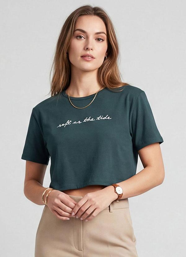 Blusa Feminina em Molecotton Viscose Verde