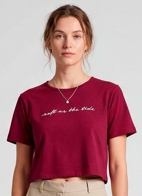 Blusa Feminina em Molecotton Viscose Vermelho