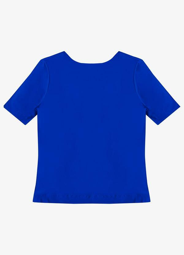 Blusa Feminina em Poliamida Azul