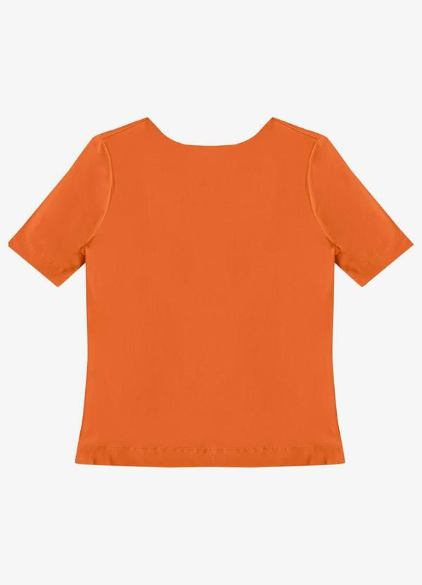 Blusa Feminina em Poliamida Laranja