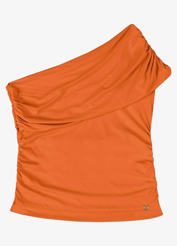 Blusa Feminina em Poliamida Laranja