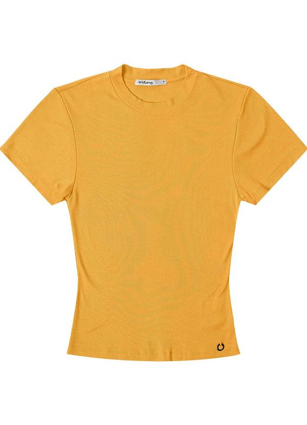 Blusa Feminina em Ribana Amarelo