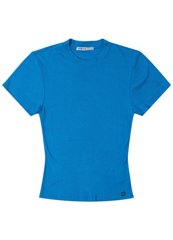Blusa Feminina em Ribana Azul