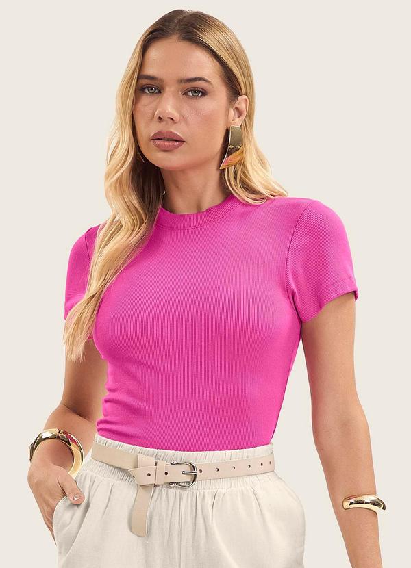 Blusa Feminina em Ribana Rosa