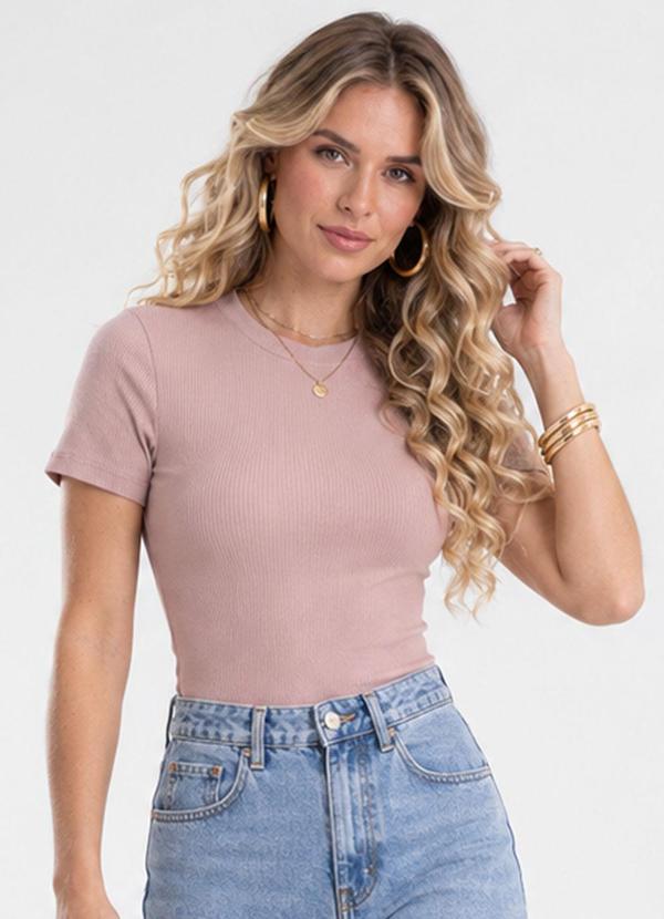 Blusa Feminina em Ribana Rosa