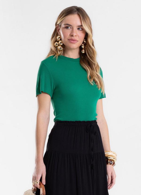 Blusa Feminina em Ribana Verde