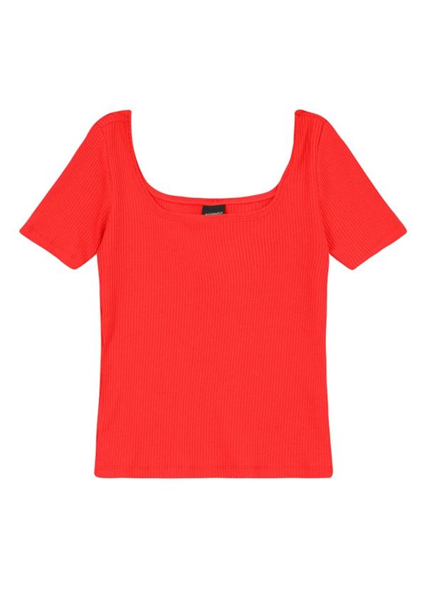Blusa Feminina em Ribana Vermelho