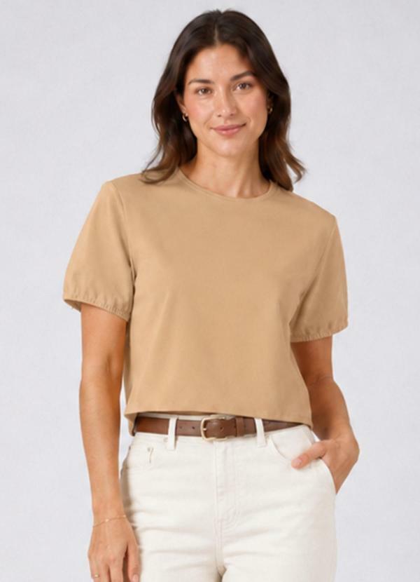 Blusa Feminina em Tecido Henera Marrom