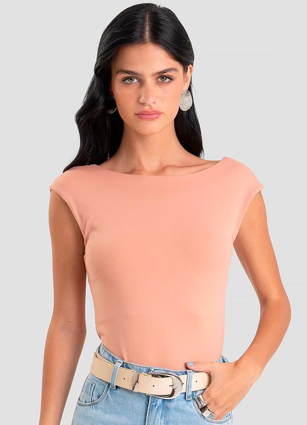 Blusa Feminina em Tecido Poliamida Marrom