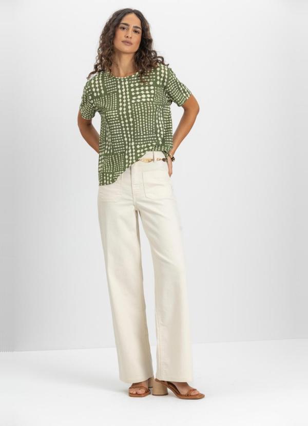 Blusa Feminina em Viscolycra Verde