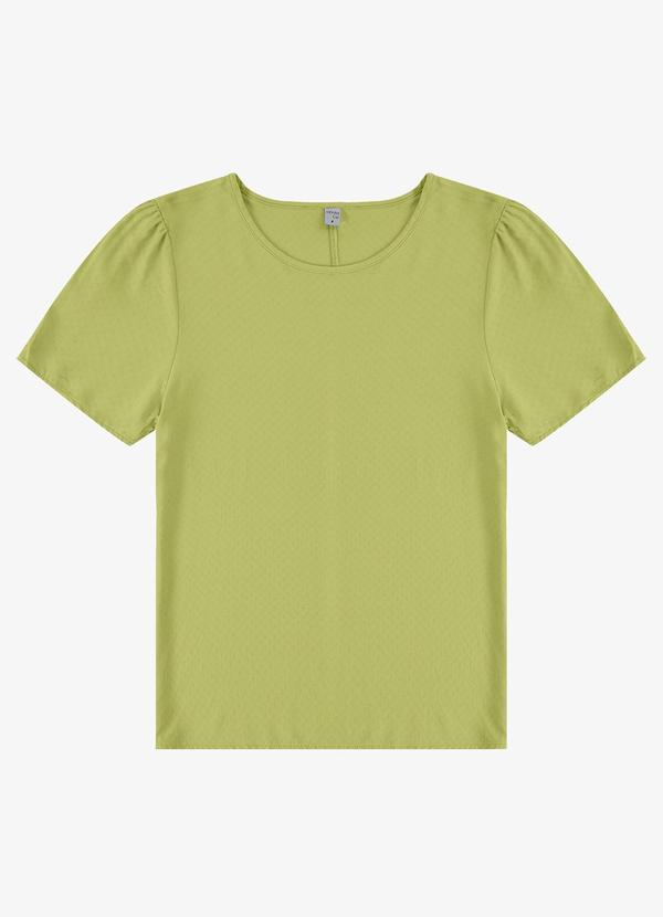 Vista 2 Blusa Feminina em Viscose Amarelo Essendi Essendi