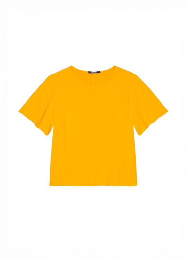 Blusa Feminina em Viscose Amarelo