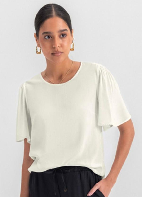 Blusa Feminina em Viscose Bege