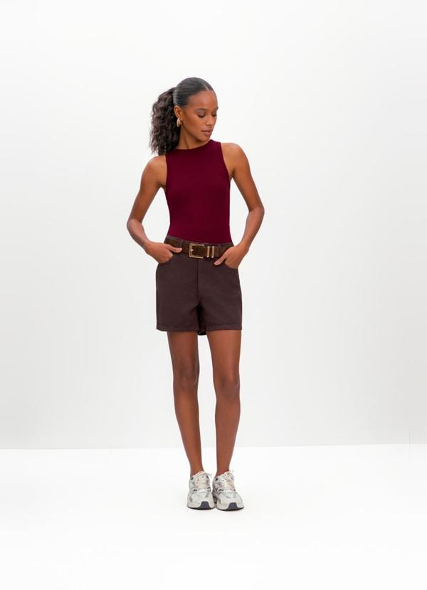 Blusa Feminina em Viscose Bordô