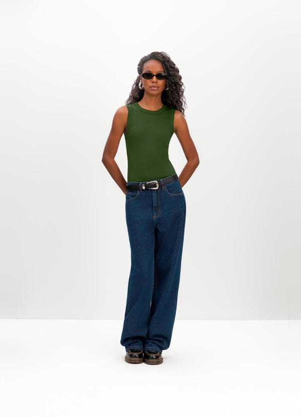 Blusa Feminina em Viscose Verde