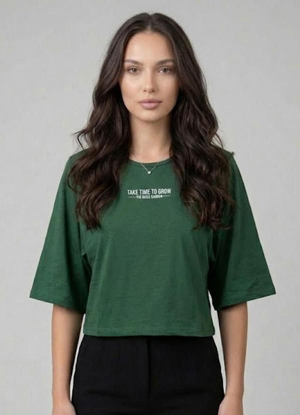 Blusa Feminina em Viscotorcion Verde