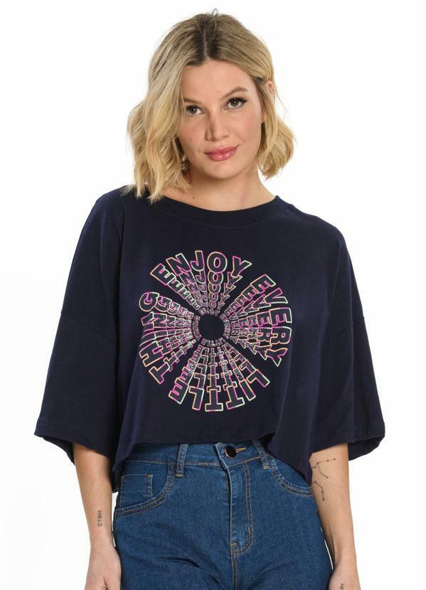 Blusa Feminina Enjoy Azul