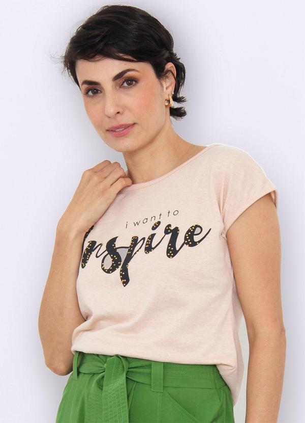 Blusa Feminina Estampa Bege