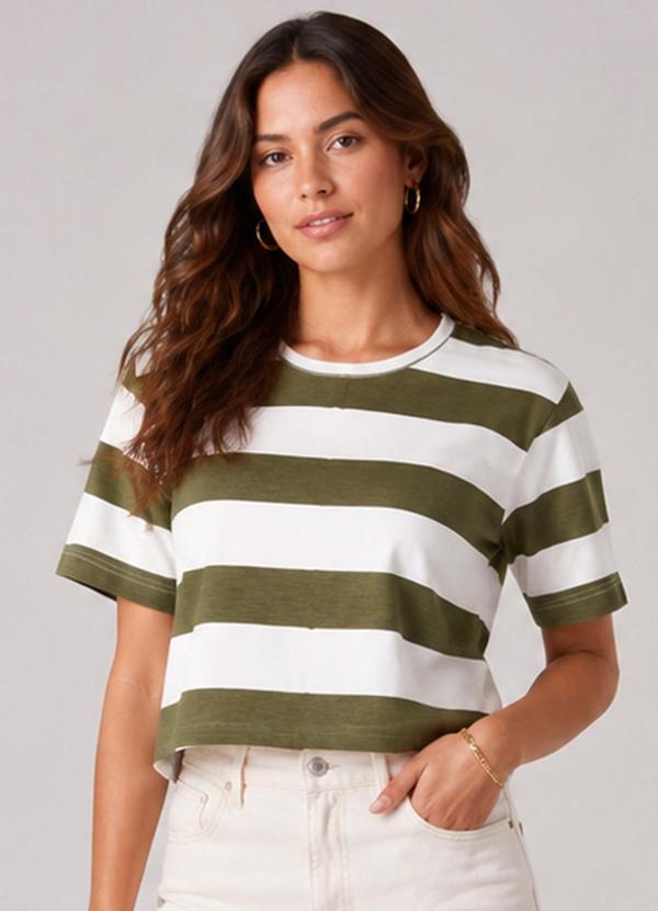 Blusa Feminina Estampada Verde