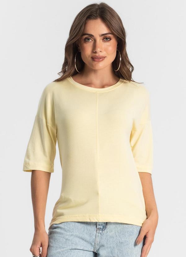 Blusa Feminina Lisa Amarelo